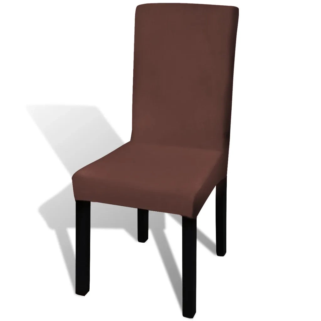 Set 4 pz Fodera elastica per sedie marrone CFW3742602