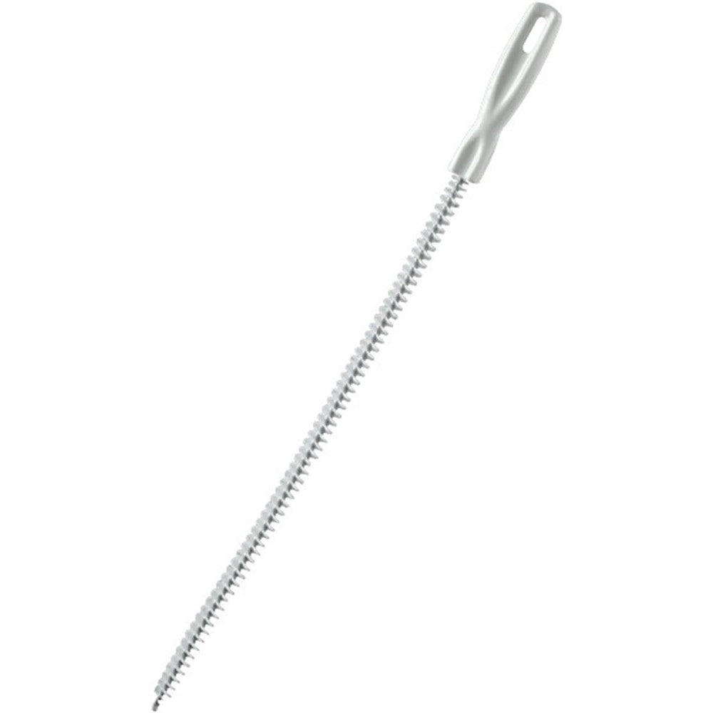 Trade Shop - Spazzola Per Scarico Lavandino Strumento Pulizia Flessibile Tubi Bagno Cucina 45cm -