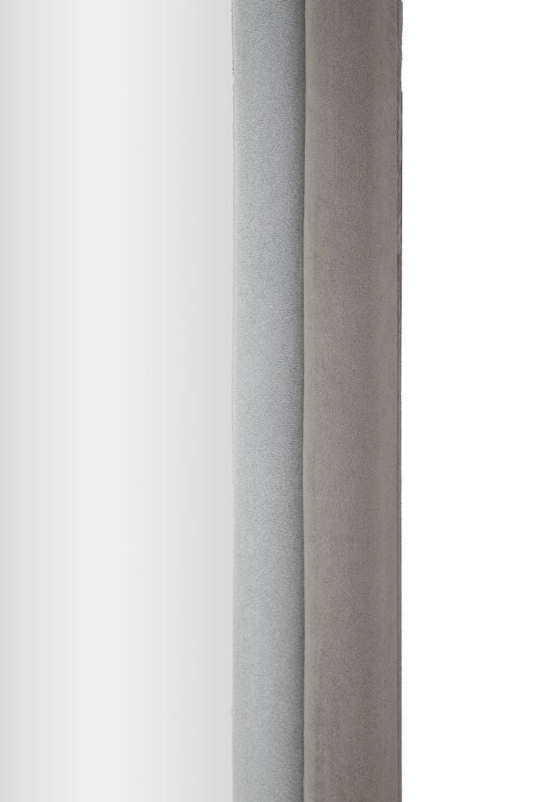 Specchio da muro cornice in velluto grigio 60x4x160cm CLOE