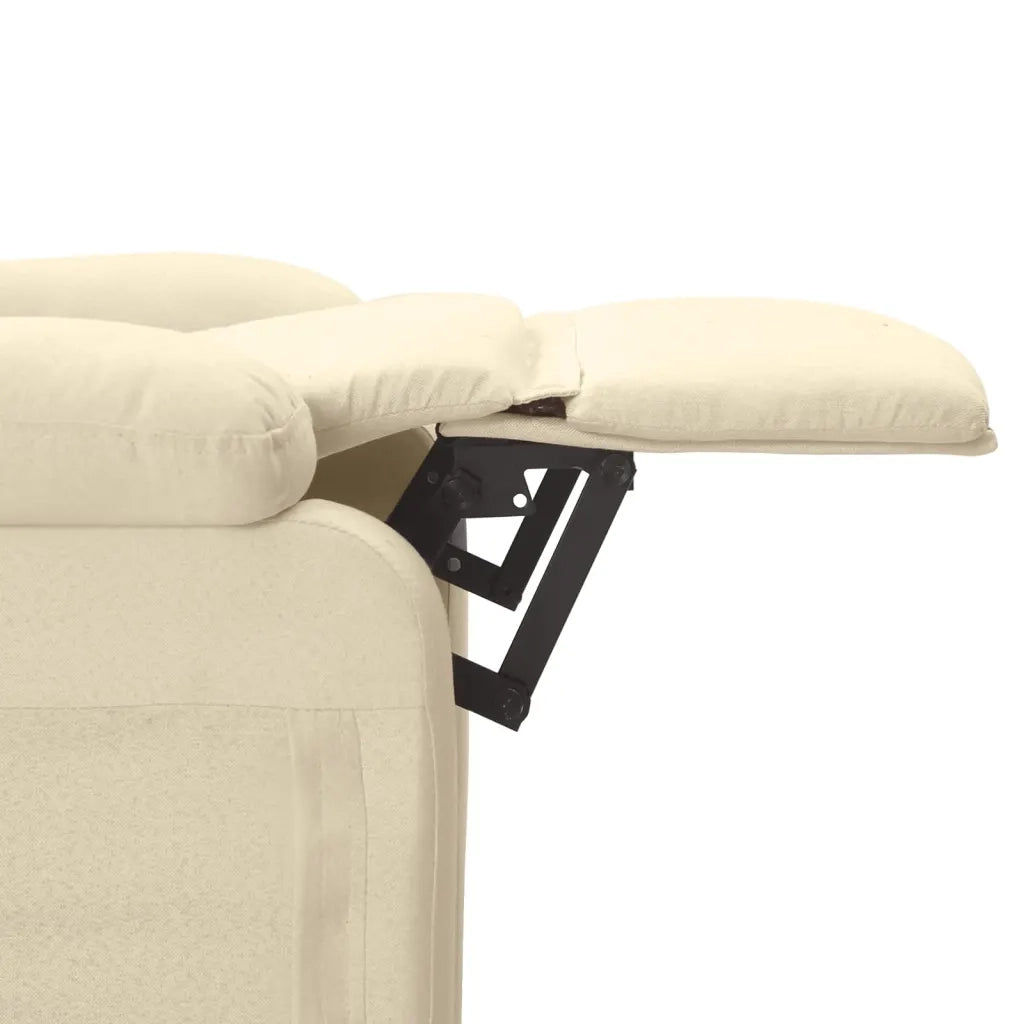 Poltrona Elettrica Massaggiante Crema in Tessuto cod mxl 31991