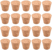 Corkstopperi 20 pezzi - Stopperi di ricambio - Dispositivi di chiusura adattabili - Multifunzionali - Per bottiglie di vino - Dimensioni 39 x 29 x 35 mm - Viti di chiusura