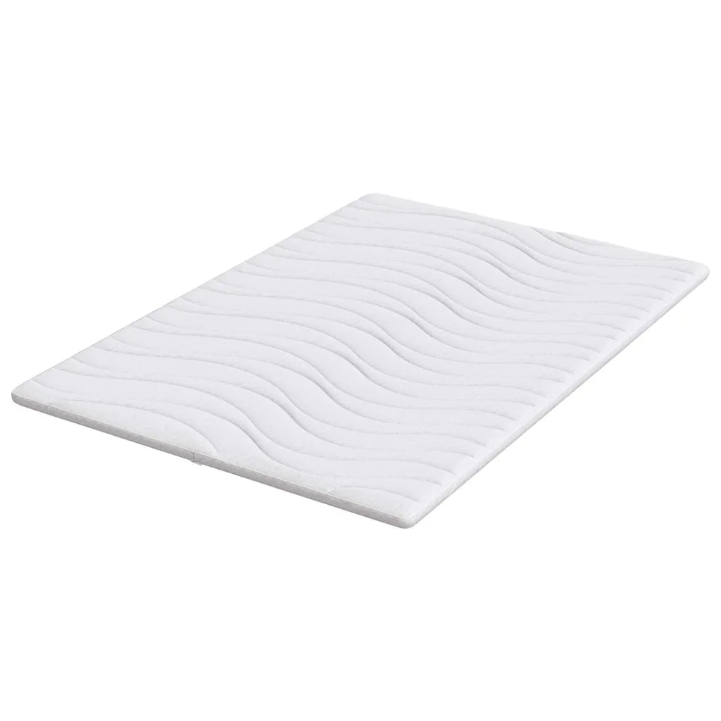 Topper per materasso Bianco 140 x 200 cm Tessuto a maglia CFW4026280
