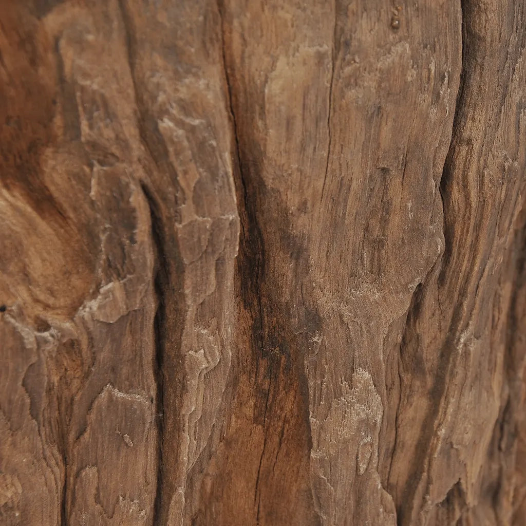 Tavolino da Salotto in Legno di Teak e Vetro 50x40 cm 245069