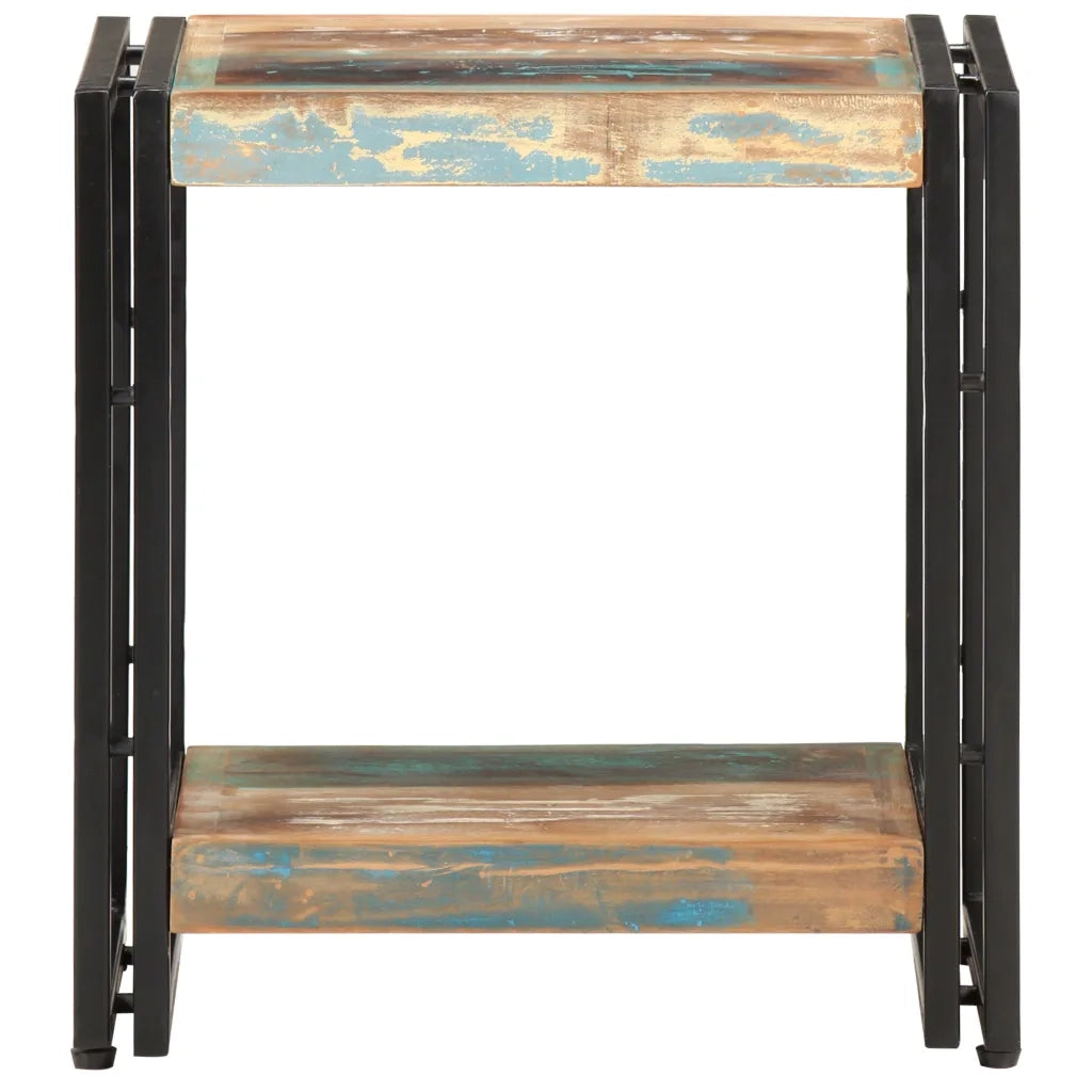 Tavolino Laterale 40x30x40 cm in Legno Massello di Recupero cod mxl 29799