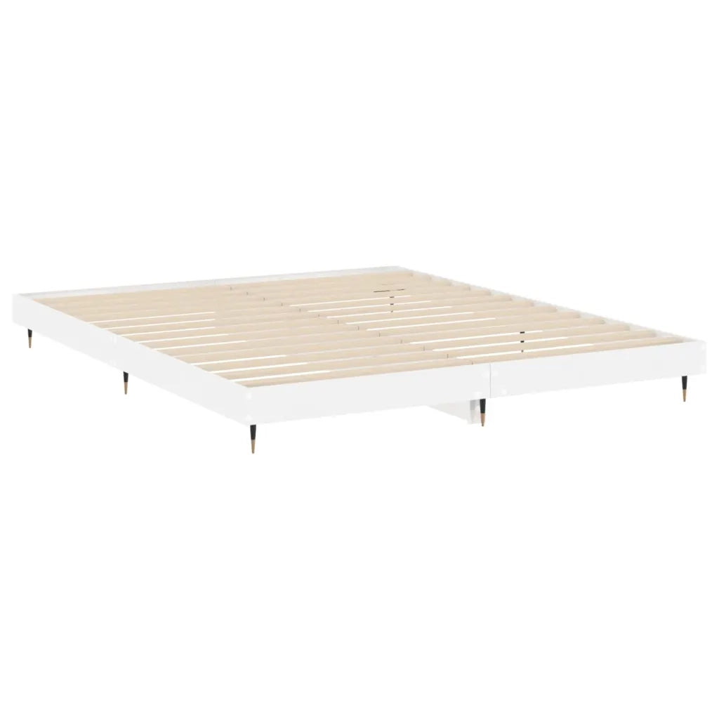 Giroletto Bianco Lucido 180x200 cm in Legno Multistrato 832119