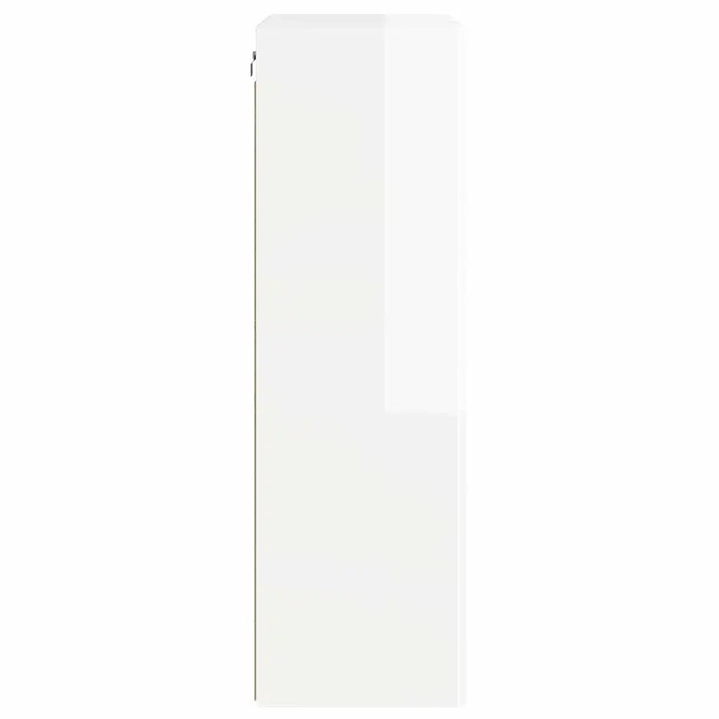 Mobile TV da parete Bianco Lucido 59,5 x 31 x 100 cm 892373