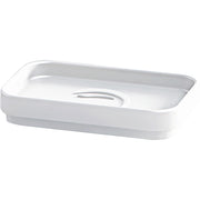 Set portaspazzolini, dosasapone e portasapone d' appoggio Gedy linea Seventy bianco