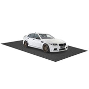 Tappetino impermeabile 600 x 220 cm antiscivolo e riutilizzabile ideale per garage e cantine in tessuto di poliestere grigio 20_0014261