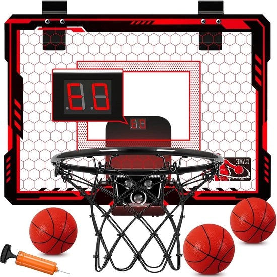 Set di rete da basket mini - rosso