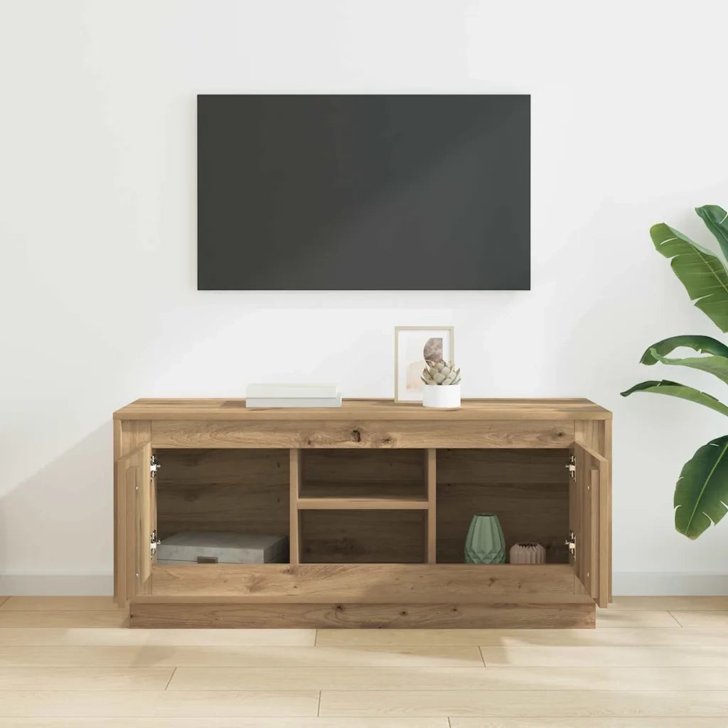 Mobile TV Rovere artigianale 102 x 35 x 45 cm Legno multistrato 881314