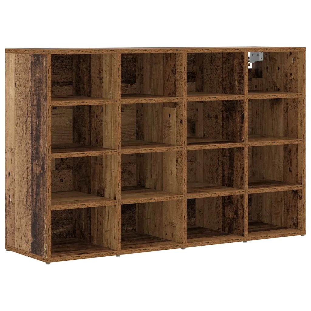 vidaXL Scarpiera Legno vecchio 103 x 30 x 67 cm Legno multistrato