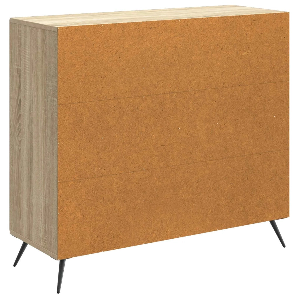 Credenza Rovere Sonoma 89 x 34,5 x 80 cm Legno ingegnerizzato 895567