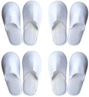 Slipper badanti 4 pezzi - Slipper antisfregio per casa - Scarpe per ospiti - Pantofola per hotel - Leggera - Materiale antibatterico - Pantofola