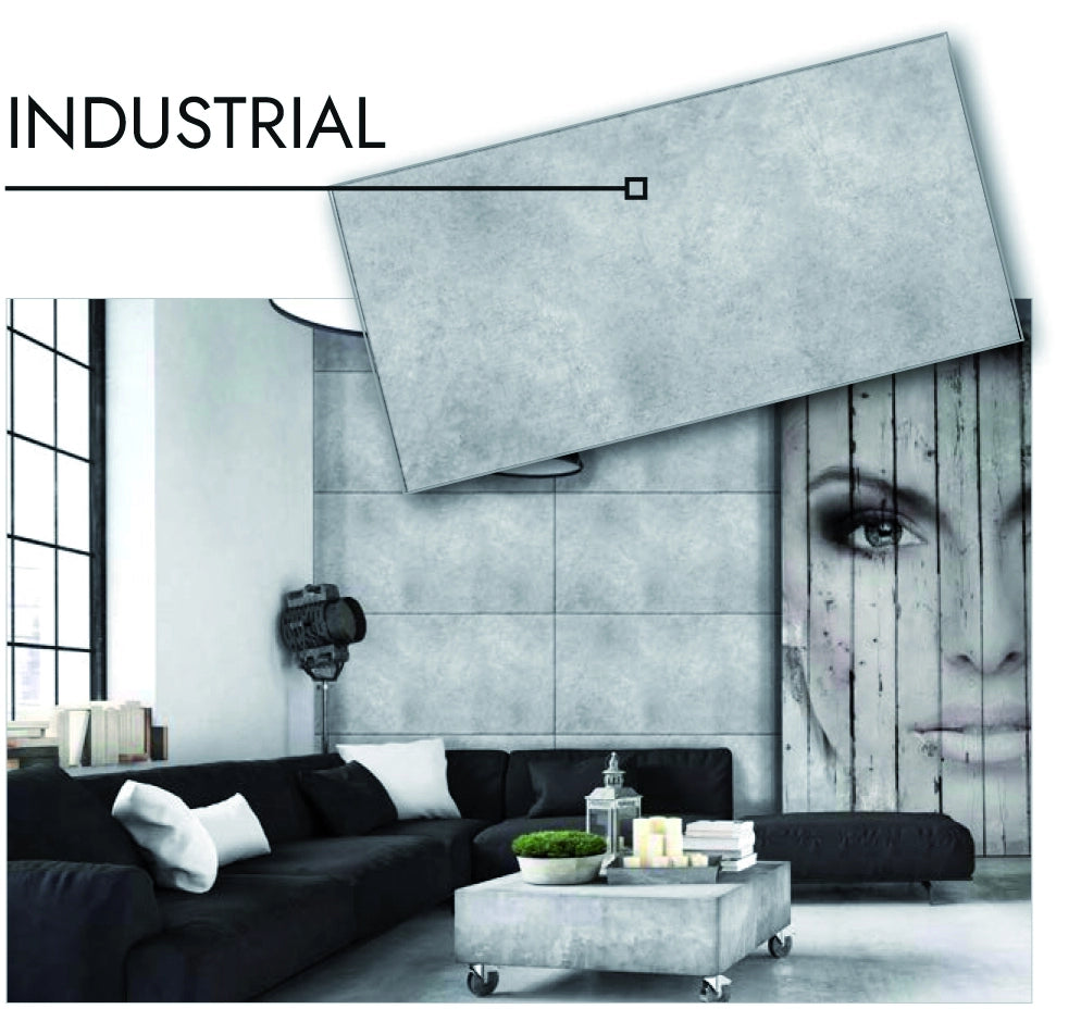 LASTRA DECORATIVA SERIGRAFATA cm. 50x100 - Effetto Industrial 15.00 pz