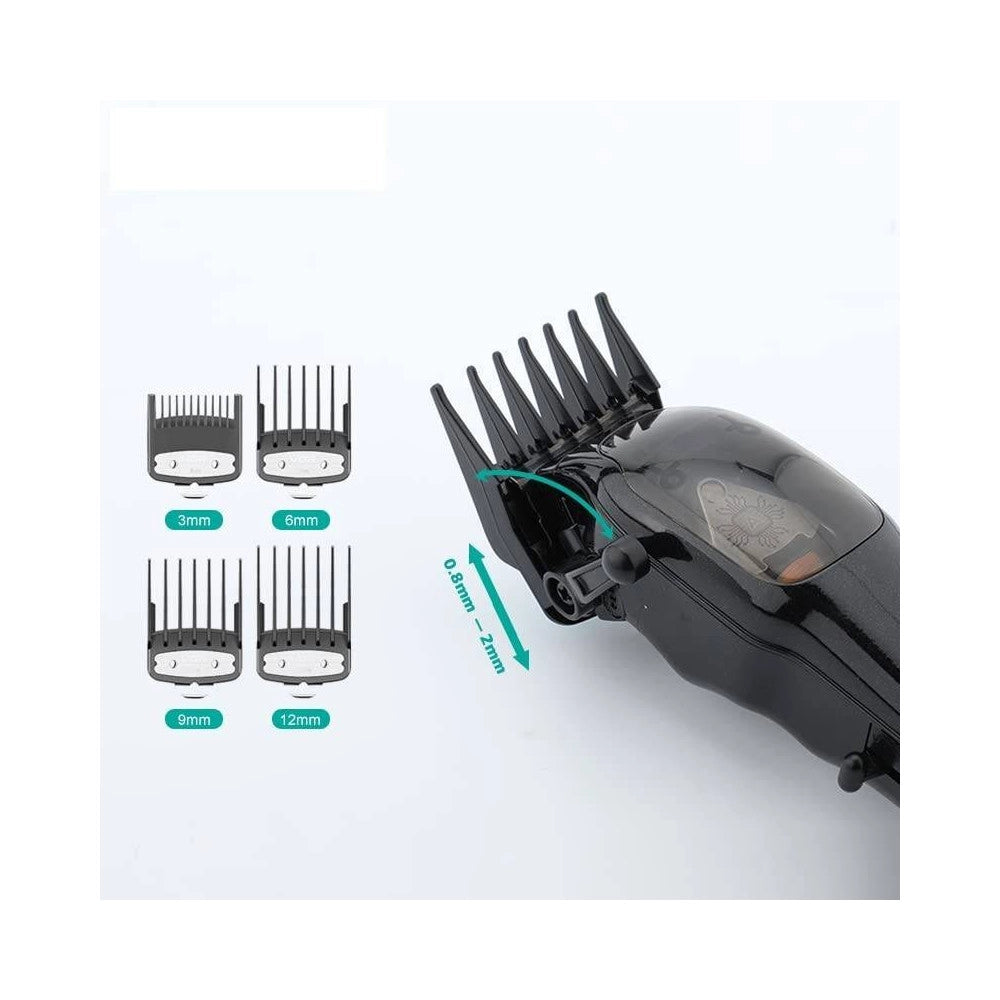 Trade Shop - Tagliacapelli Uomo Professionale Senza Filo Ricaricabile A Batteria 0 Mm Vgr653 -