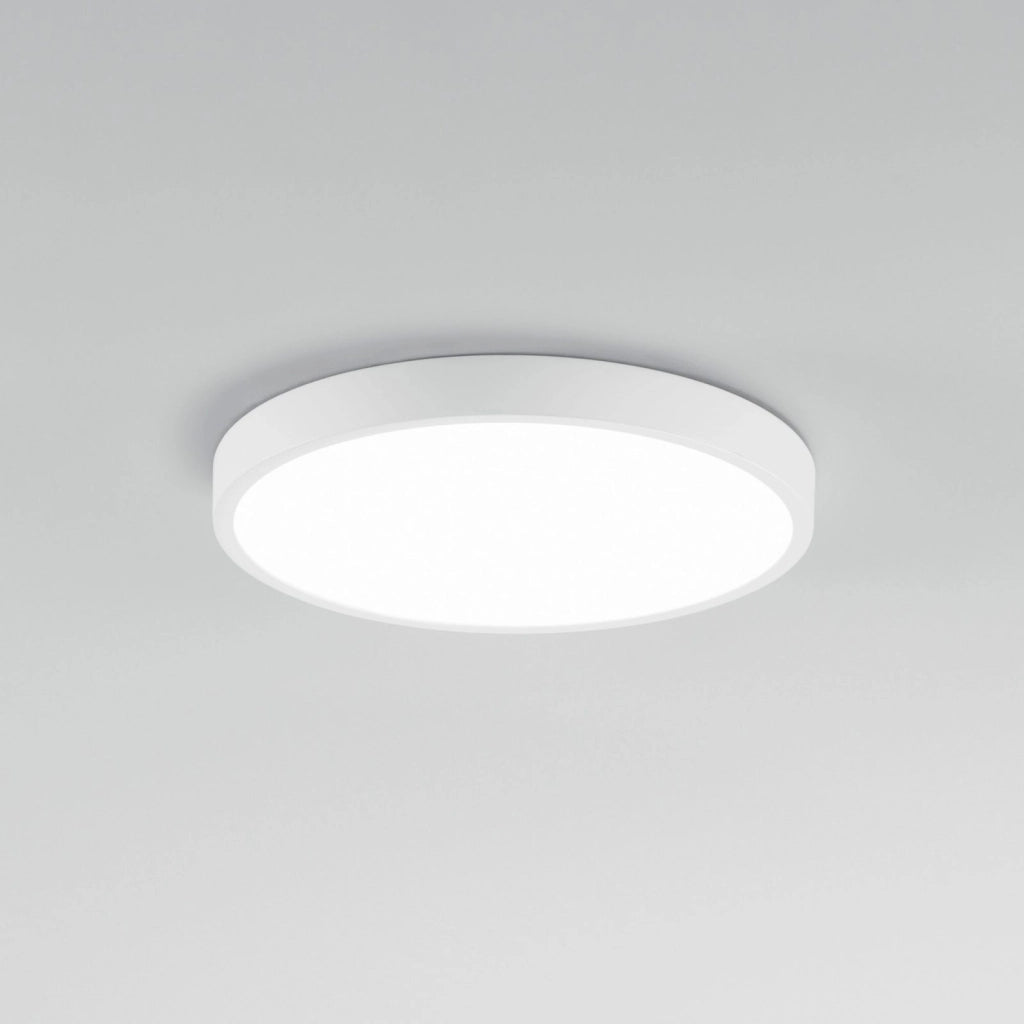 PLAFONIERA LED DOMO BIANCA TONDA 24W 2700LM 4000K IP44 24X2,4CM