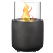 CAMINO A BIOETANOLO DA TAVOLO CON SERBATOIO DA 0.4L12X12X19CM GRIGIO SCURO
