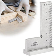 Blocco angolare di misura 90° per lavorazione del legno (63 x 40 mm) in acciaio di carbonio massiccio