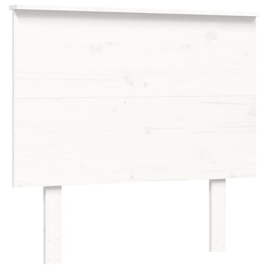 Giroletto senza Materasso Bianco 90x200 cm Legno Massello Pino