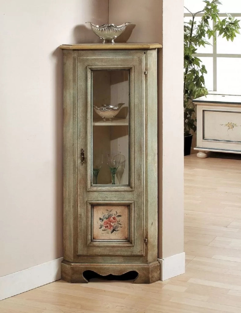 Angolare in legno classico 1 porta grezzo l.35 x 35 h.116 (1210) - Mobili 2G