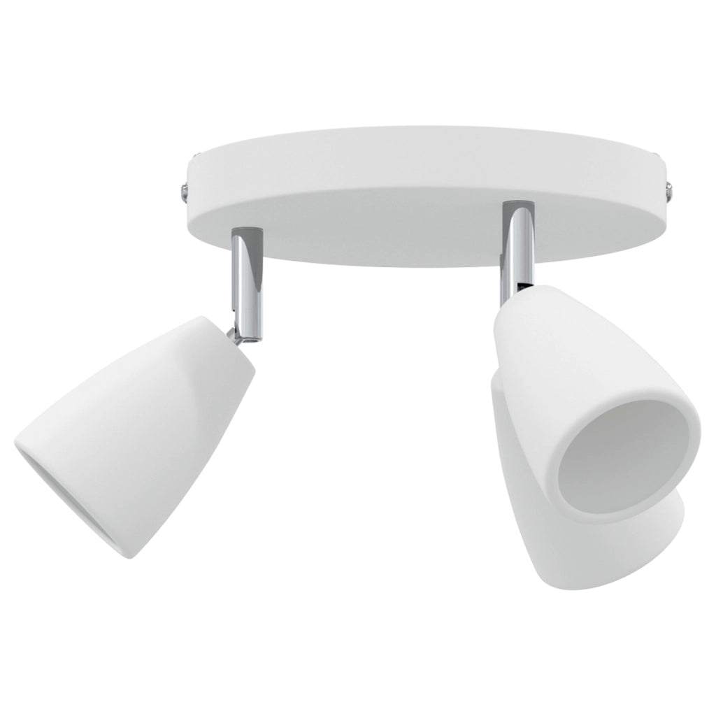 Faretto da Soffitto 3 Vie Regolabile Bianco GU10