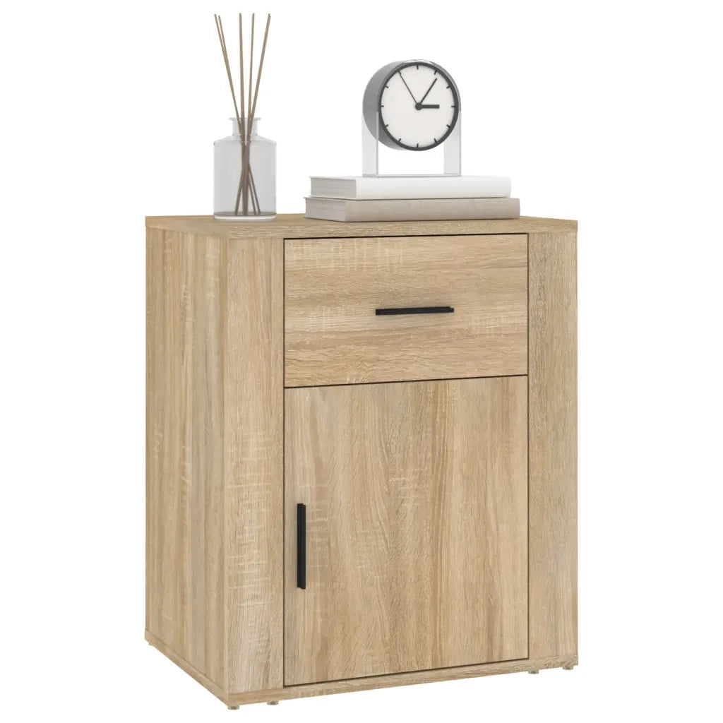 Comodino Rovere Sonoma 50x36x60 cm in Legno Multistrato 816723