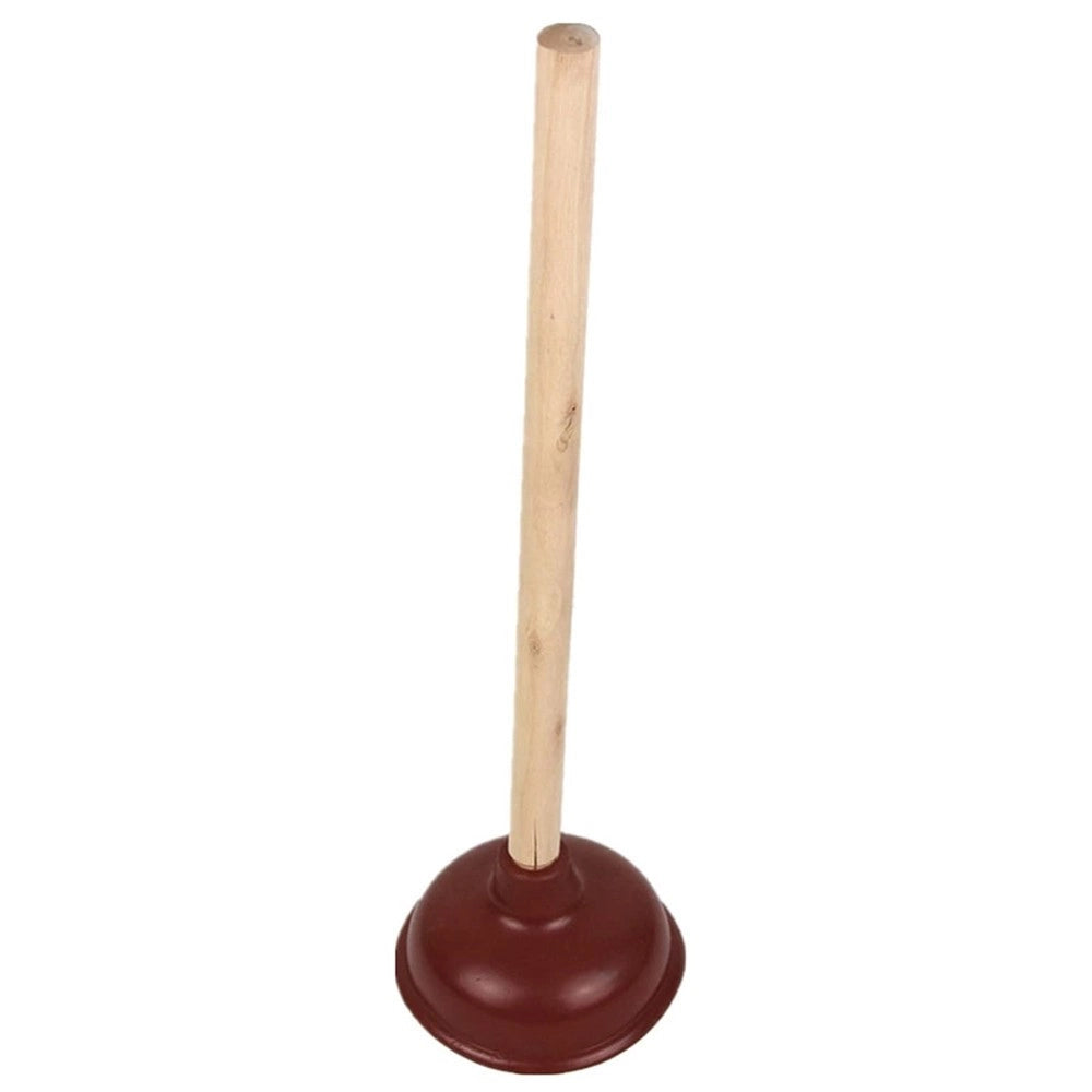 Trade Shop - Sturalavandino Stura Lavandini A Ventosa Per Wc 13.5cm Con Manico In Legno 10116 -