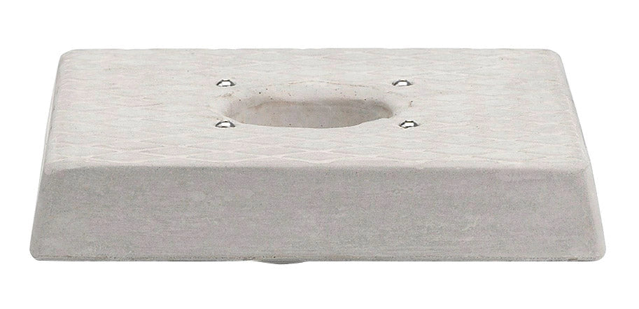 Base per Fontane 30x30x5 cm in Cemento Belfer 42/BSC/1