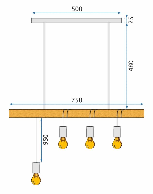 Lampada APP974-3CP Line