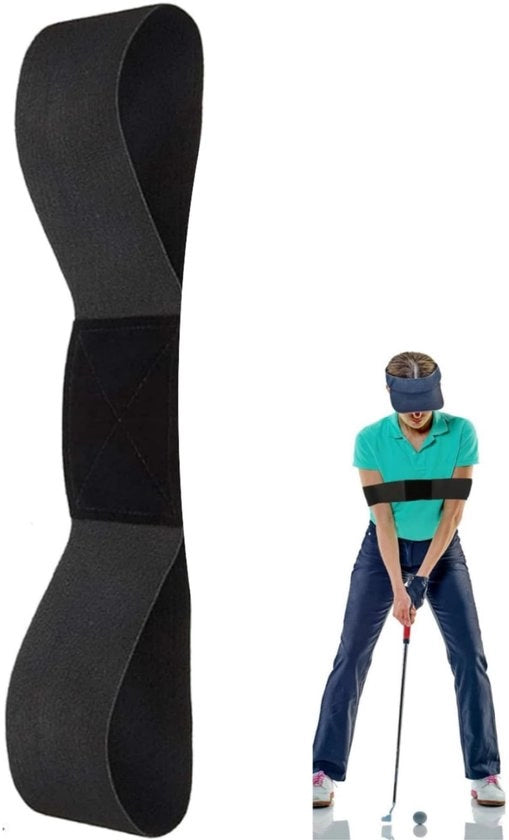 Strumento di allenamento per golf - Cintura di allenamento per swing di golf - Nastro di sostegno per posizione - Flessibile e duraturo - Leggero nylon - Migliora il tuo colpo - Allenatore di golf