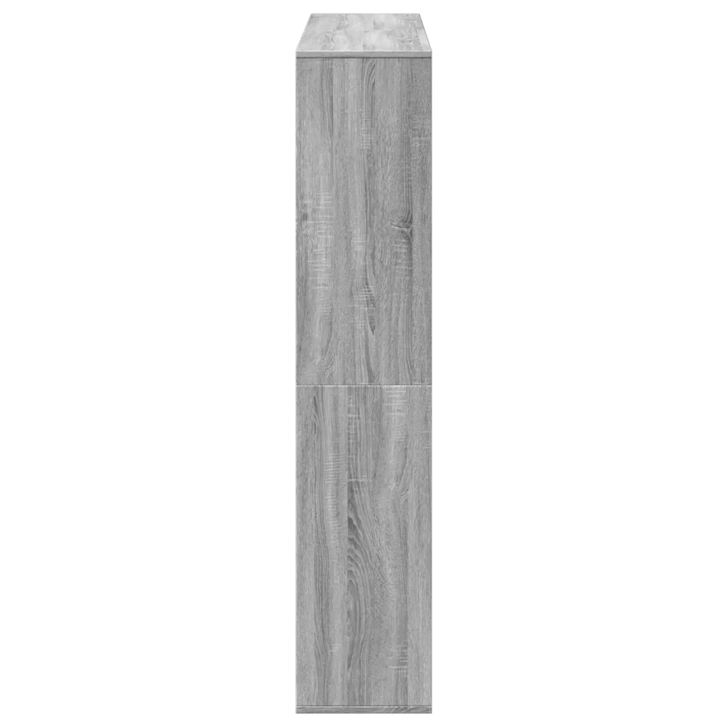 Libreria Grigio Sonoma 132x29x141,5 cm in Legno Multistrato 3310312