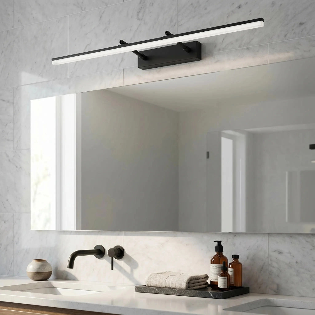 Applique Da Bagno Led APP1880-1W 80cm Black