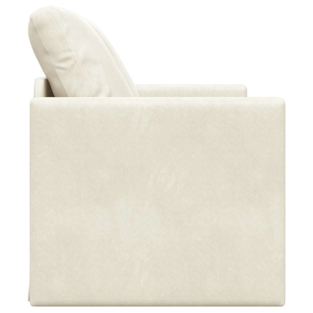 Divanetto 2 posti Crema Tessuto, Legno 2 posti Seduta ampia