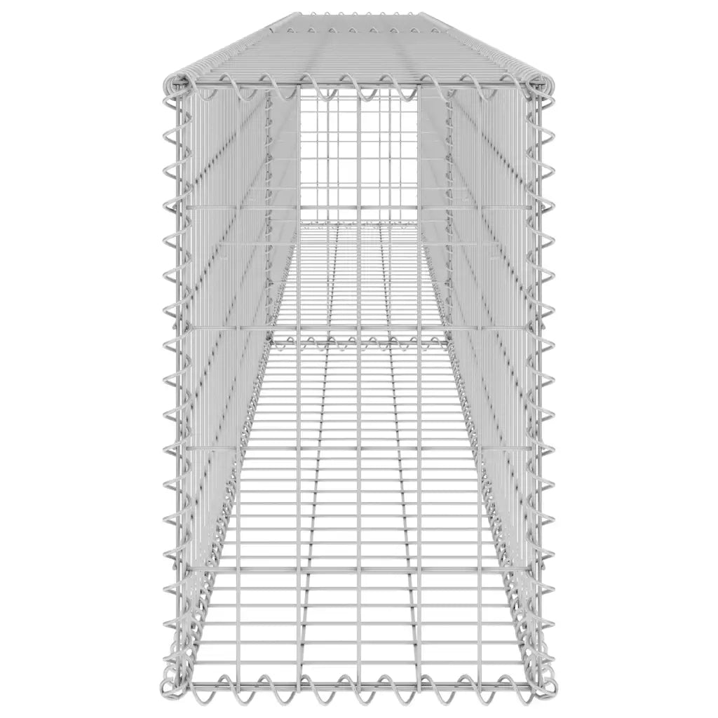 Gabbione con Copertura in Acciaio Zincato 300x30x50 cm 147820