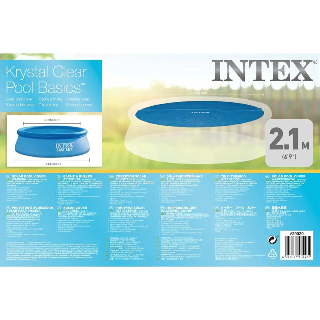 INTEX Copertura Solare per Piscina Circolare 244 cm 92027