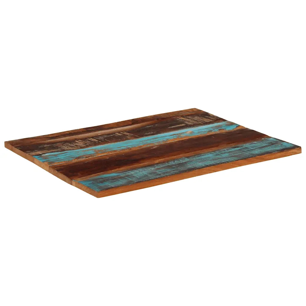 Piano Tavolo Rettangolare 70x90 cm 25-27 mm Legno di Recupero 286061