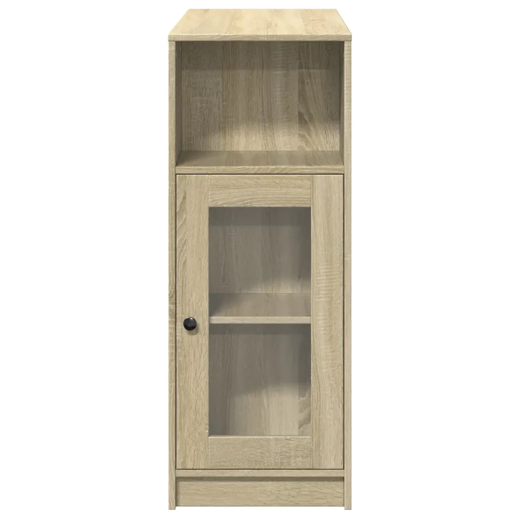 Tavolo Bar con Rastrelliera Sonoma 101x40x103,5 cm Multistrato