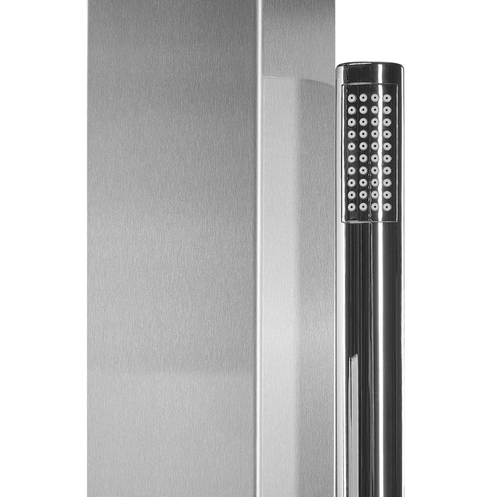Doccia da esterno moderna in PVC argento giardino esterno glamour moderna