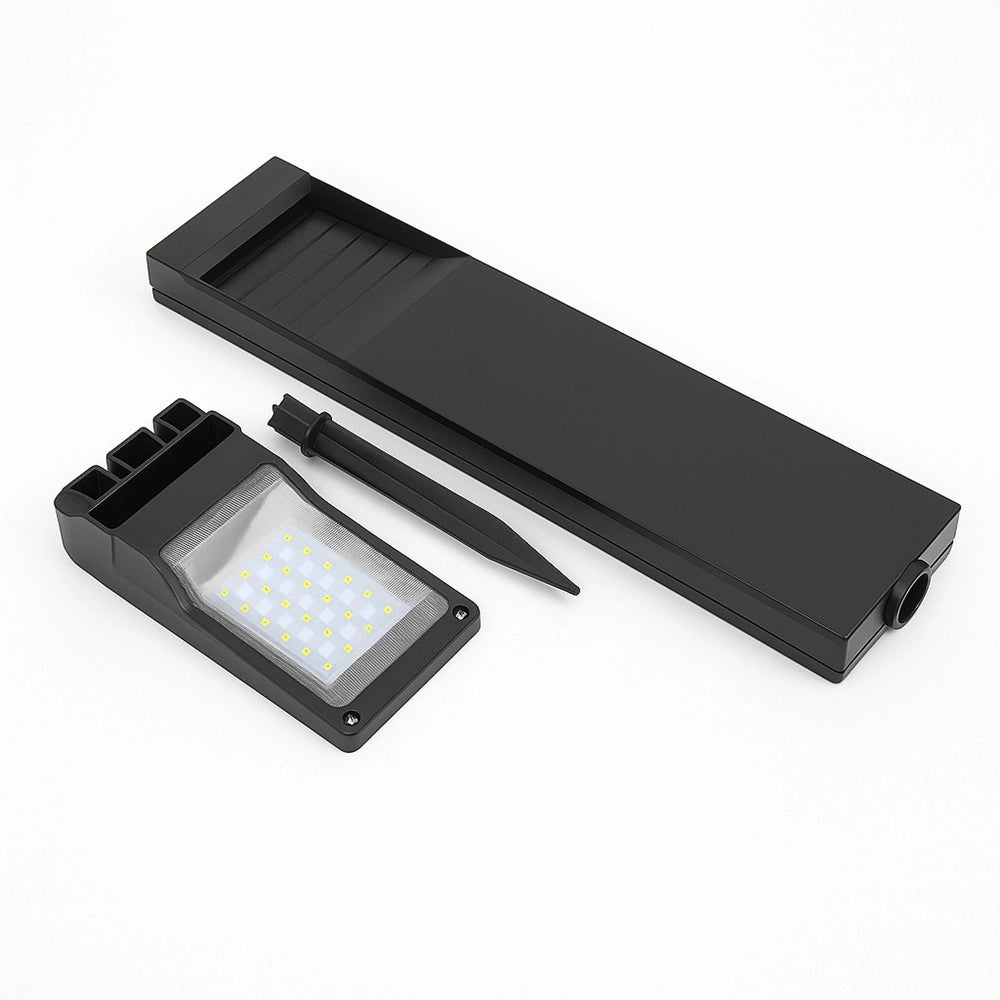 Trade Shop - Lampioncino Paletto Led Con Pannello Solare Picchetto Da Giardino Cct Ip65 200lm Yh0802-3c -