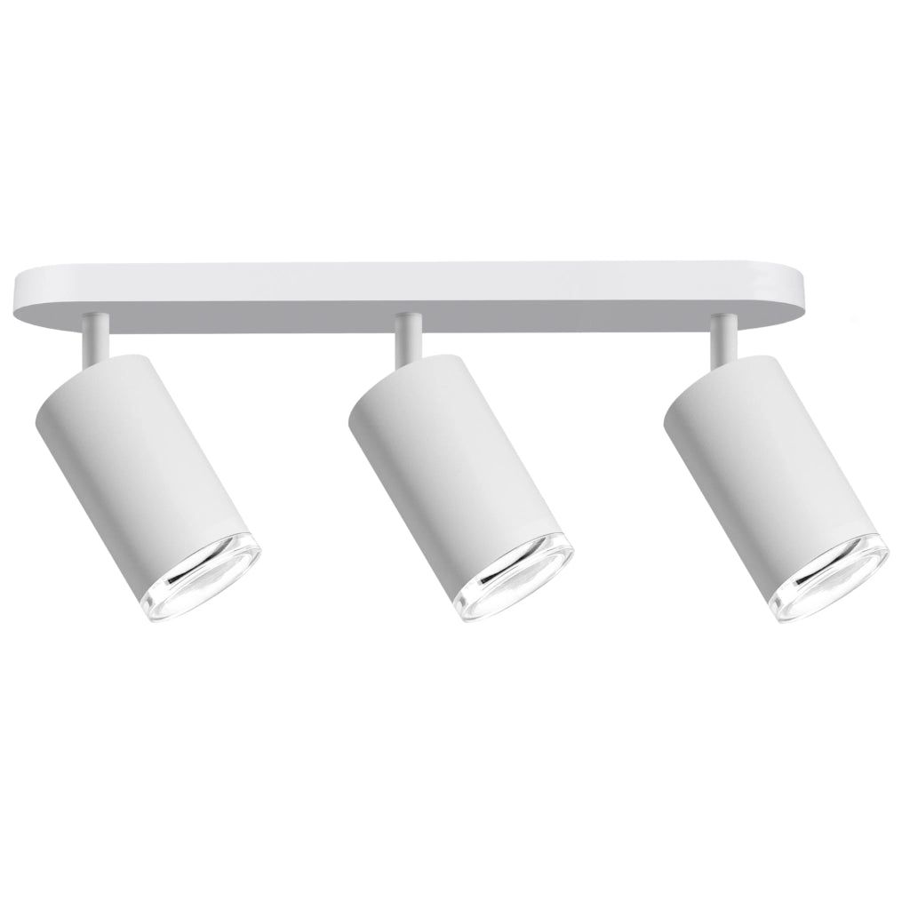 Faretto parete/soffitto 3 luci bianco GU10 Turyn IP44