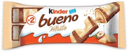 Scatola di 30 confezioni da 40 g di cioccolata bianca