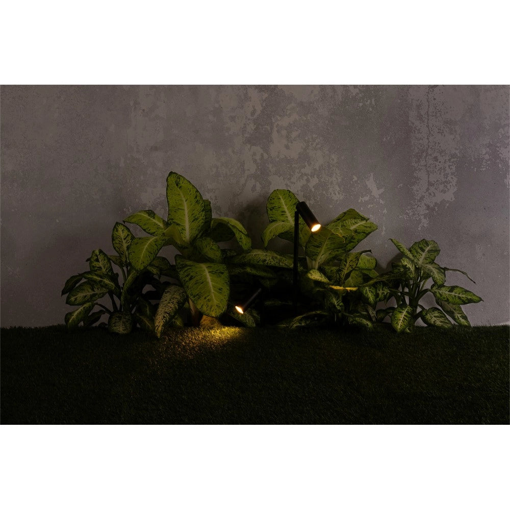 Faro Barcelona - Paletto da Esterno Seth LED 6W 2700K - IP44, Orientabile, Luce da giardino nera - 60 cm