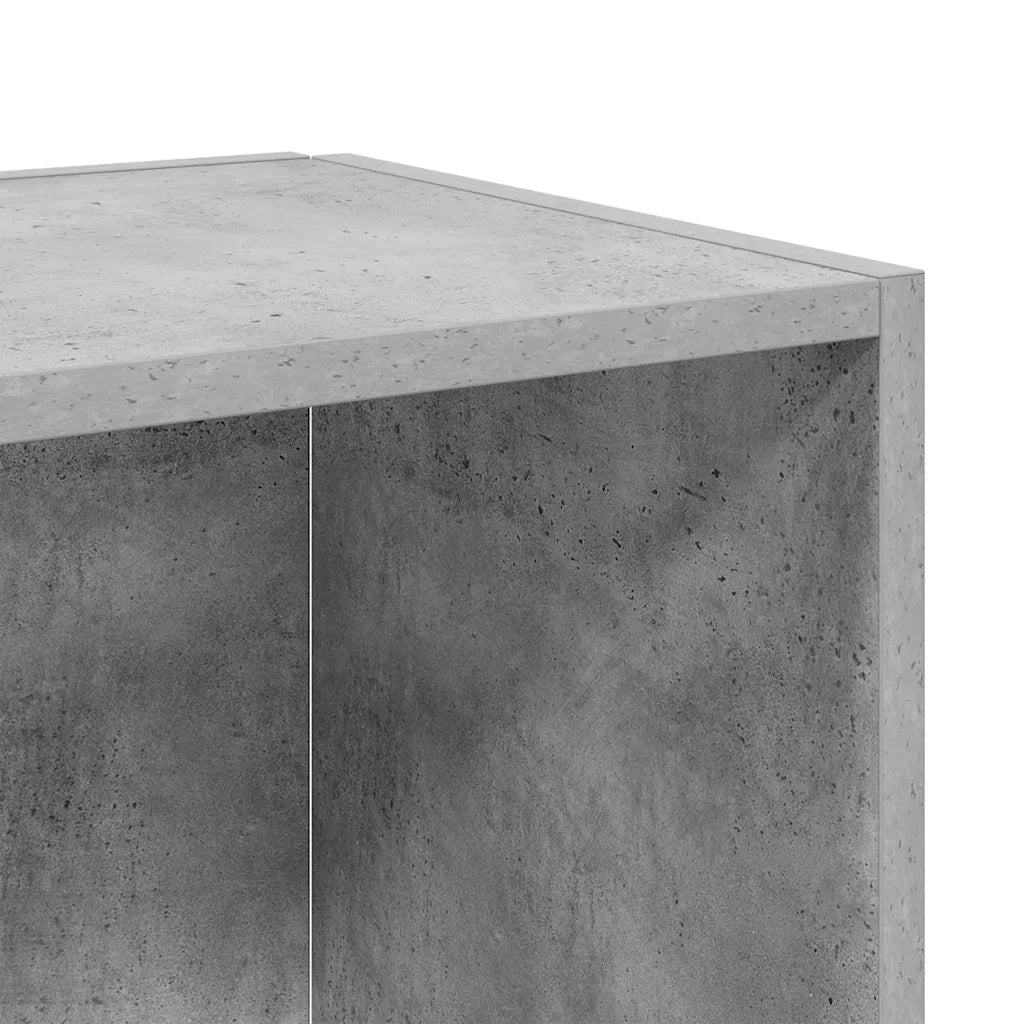 Tavolino Grigio Cemento 33x33x34,5 cm in Truciolato 809012