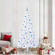 Albero di Natale artificiale Bianco 210 cm PVC e Acciaio 3426783