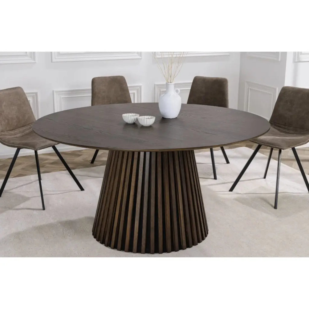 Tavolo da pranzo KANOVA – Rotondo 140 cm – Stile contemporaneo
