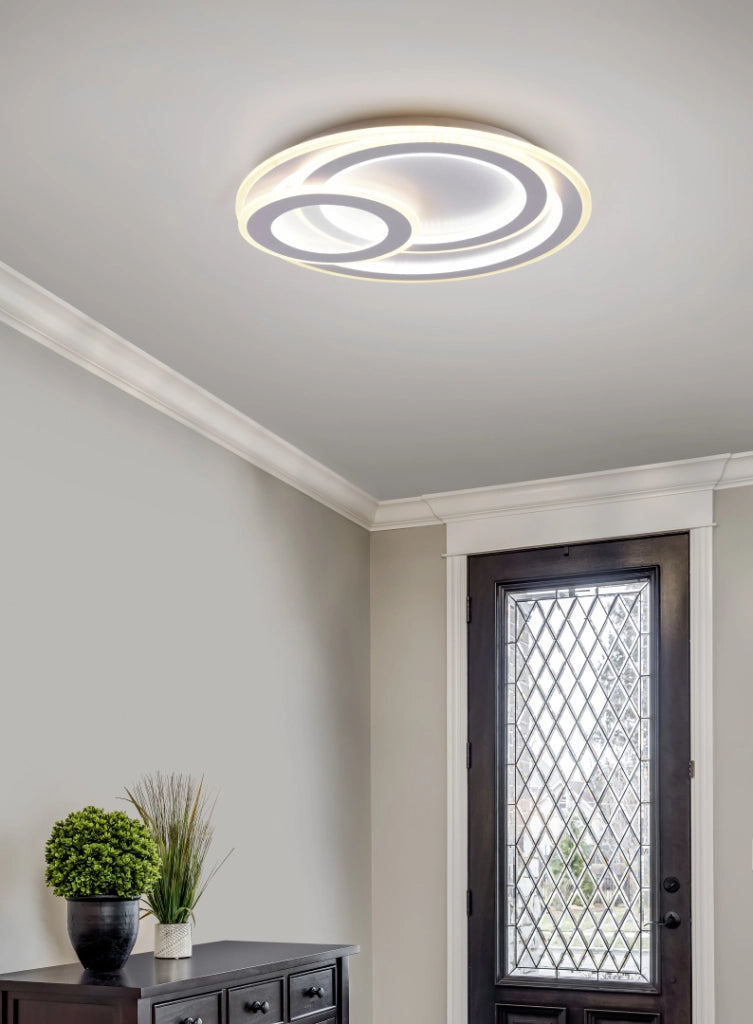 Plafoniera LED Trio MITA bianca 51cm 74W 2700-6000K