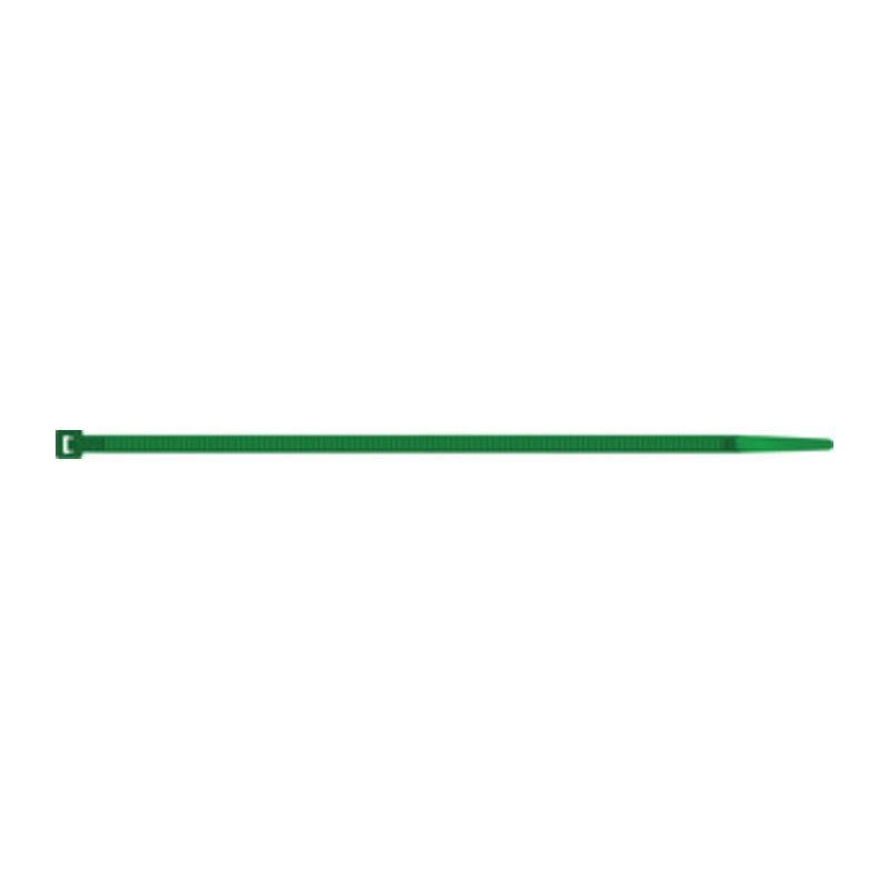 FASCETTA CABLAGGIO VERDE NYLON 3,5X200 MM 100 PZ*