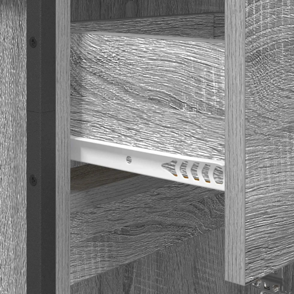 Mobile da Bagno con cassetto Grigio Sonoma 40 x 30 x 100 cm