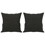 Cuscini Decorativi 2 pz Nero 40x40 cm in Tessuto CFW5963067
