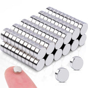 120 pezzi di magneti forti, 4 x 1,5 mm magneti neodymium mini rotondi forti, magneti per frigoriferi per lavagne magnetiche, whiteboard, attrezzi per hobby, carte